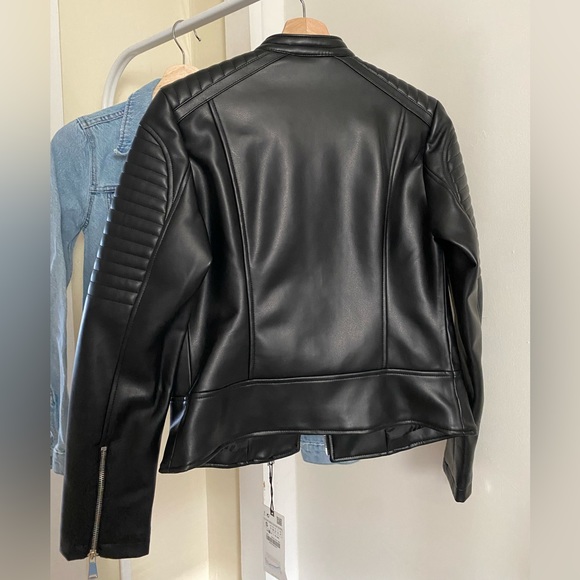ZARA FAUX LEATHER JACKET :D - Picture 8 of 13